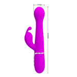 Pretty Love Twinkled Tenderness - Vibrador Rabbit Vai e Vem 3 em 1