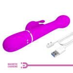 Pretty Love Twinkled Tenderness - Vibrador Rabbit Vai e Vem 3 em 1