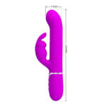 Vibrador Rabbit Vai e Vem 4 em 1 – Pretty Love