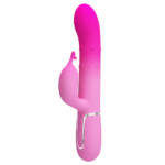 Pretty Love Shima - Vibrador Rabbit com Esferas e Estimulador Clitoriano