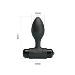 Pretty Love Vibro Butt Plug - Plug Anal em Silicone Macio com Cápsula Vibratória