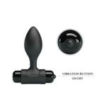 Pretty Love Vibro Butt Plug - Plug Anal em Silicone Macio com Cápsula Vibratória