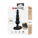 Pretty Love Corban - Plug Anal em Silicone com 12 Modos de Vibração