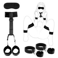 Kit de Bondage – Algemas de Pulso e Coxa BDSM para Bondage Sexual – YOUVIBE