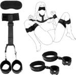 Kit de Bondage - Algemas Ajustáveis de Pescoço a Pulso, Fivelas Universais, Algemas de Pulso e Coxa, Vendas – YOUVIBE