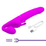 Pretty Love Zanini - Vibrador Strapless Recarregável com 10 Modos de Vibração