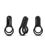 Anel Peniano Duplo em Silicone com Estimulador Clitoriano