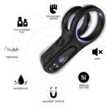 Anel Peniano Duplo em Silicone com Estimulador Clitoriano