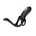 Anel Peniano Duplo em Silicone com Estimulador Clitoriano e Estimulador de Próstata