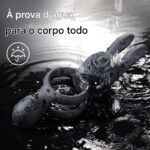 Anel Peniano Duplo com Estimulador Clitoriano e Plug – 9 Modos de Vibração