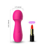 Vibrador Varinha Mágica Recarregável com 9 Modos de Vibração