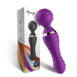 Vibrador Varinha Mágica Recarregável com 9 Modos de Vibração