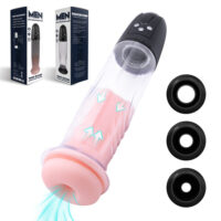 Bomba Peniana Elétrica Recarregável com 4 Modos de Sucção e 4 Intensidades Bomba Peniana Elétrica Recarregável com 4 Modos de Sucção e 4 Intensidades