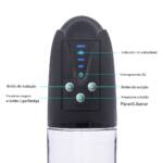 Bomba Peniana Elétrica Recarregável com 4 Modos de Sucção e 4 Intensidades