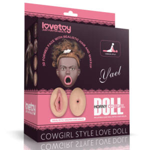 Boneca do Amor Inflável Realista Suporta até 113 kg – Cowgirl Style Love Doll