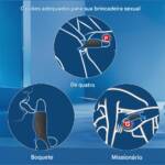 Meia Capa Peniana com 10 Modos de Vibração