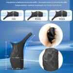 Meia Capa Peniana com 10 Modos de Vibração