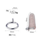 Cinto de Castidade em Aço Inox Malha