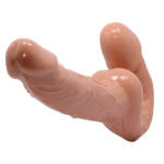 Penetrador Strapless com Plug Vaginal – TPR Macio