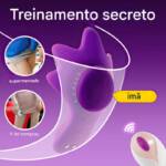 Vibrador de Calcinha Recarregável com 9 Modos de Vibração e Controle Remoto