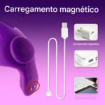 Vibrador de Calcinha Recarregável com 9 Modos de Vibração e Controle Remoto