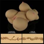 Masturbador Realístico em Cyberskin Meio Corpo – Streetgirl’s