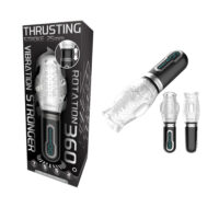 Masturbador Lanterna com Movimento Vai e Vem e Vibração Masturbador Lanterna com Movimento Vai e Vem e Vibração