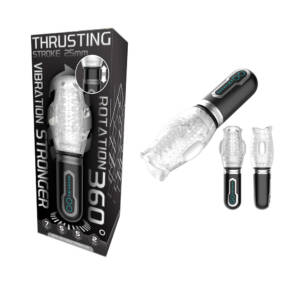 Masturbador Lanterna com Movimento Vai e Vem e Vibração