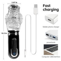 Masturbador Lanterna com Movimento Vai e Vem e Vibração