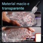 Masturbador Lanterna com Movimento Vai e Vem e Vibração