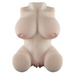 Masturbador Realístico em Cyberskin em Formato de Meio Corpo – 1,5 kg – CRAZY LION