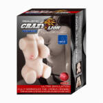 Masturbador Realístico em Cyberskin em Formato de Meio Corpo – 1,5 kg – CRAZY LION