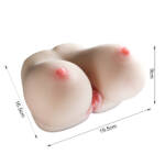 Masturbador Realístico Masculino em Formato de Seios e Vagina – Crazy Lion