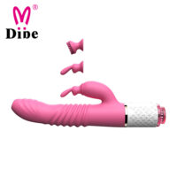 Vibrador com 7 Modos de Vibração, 3 Peças de Troca e Movimentos Vai e Vem