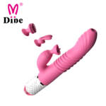 Vibrador com 7 Modos de Vibração, 3 Peças de Troca e Movimentos Vai e Vem