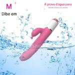Vibrador com 7 Modos de Vibração, 3 Peças de Troca e Movimentos Vai e Vem