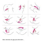 Vibrador de Ponto G e Clitóris com Pulsação