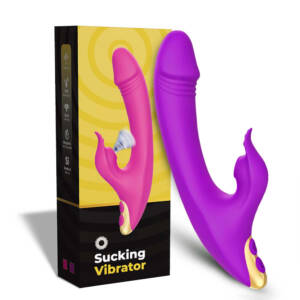 Vibrador Ponto G com Estimulador de Clitóris – 9 Modos de Pulsação e 7 Modos de Vibração