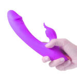 Vibrador Ponto G com Estimulador de Clitóris – 9 Modos de Pulsação e 7 Modos de Vibração