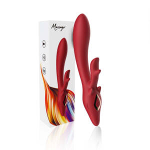 Vibrador Ponto G com Estimulador Clitoriano – 10 Modos de Vibração
