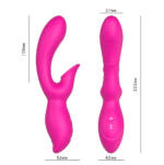Vibrador Ponto G com Movimento e Estimulador Clitoriano – Aphrodisia