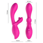 Aphrodisia - Vibrador Duplo para Estimulação Ponto G e Clitoriana