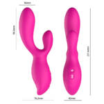 Vibrador Ponto G com Movimento e Estimulador Clitoriano – Aphrodisia