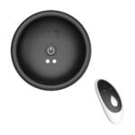 Plug Anal em Metal com Ventosa em Silicone – 10 Modos de Vibração