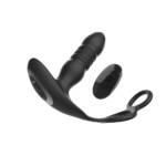 Anel Peniano Duplo com Plug Anal – I-MOON