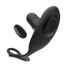 Anel Peniano Duplo com Plug Anal – I-MOON