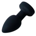 Plug Anal em Silicone com LED, 10 Modos de Vibração e Rotação