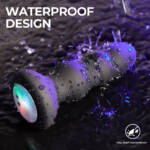 Plug Anal em Silicone com LED, 10 Modos de Vibração e Movimentos de Vai e Vem com Controle Remoto sem Fio