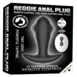 Plug Anal em Silicone com 10 Modos e Controle Remoto sem Fio