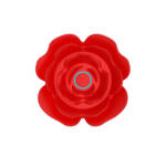 Plug Anal Flor com 10 Modos de Vibração Controle Remoto sem Fio